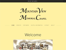 Tablet Screenshot of mountainviewmemorialchapel.com